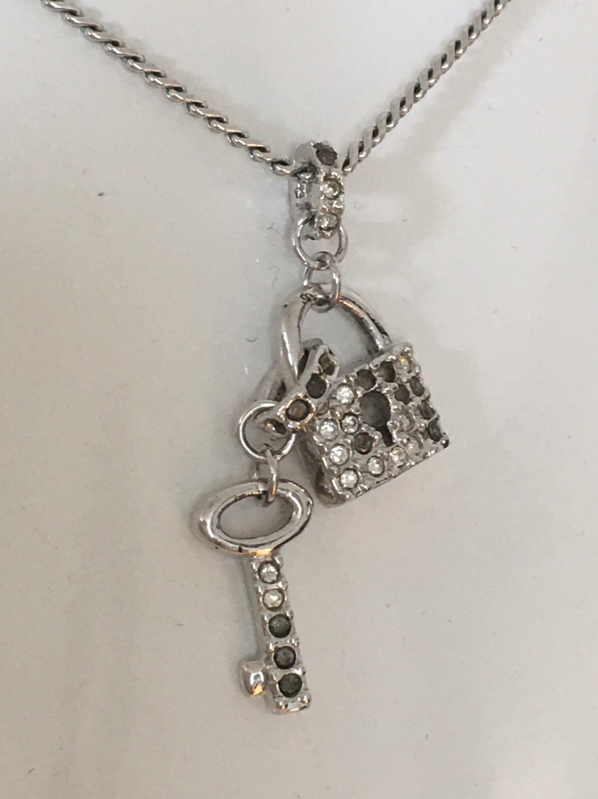 swarovski key necklace