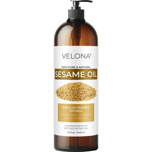 SESAME SEED OIL 2 Fl Oz - 1 Gal REFINED NATURAL CARRIER EXPELLER PRESSED VIRGIN - Picture 9 of 47