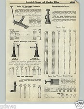 1938 Paper Ad Blackhawk Garage Floor Service Station Hydraulic Jack Vulcan Dunn