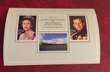 Fiji 1982 Queens  Royal Visit Mnh Mini Sheet