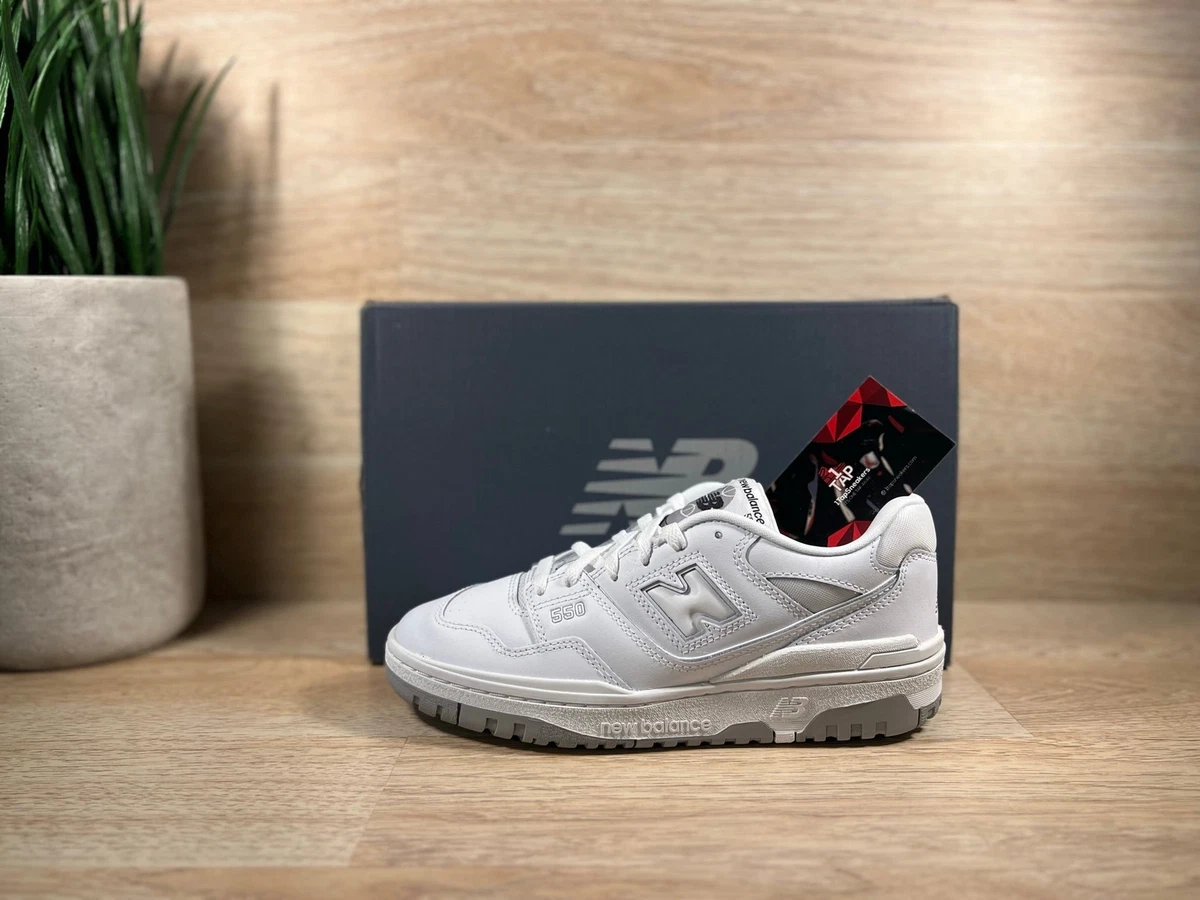 New Balance 550 White Grey - Size 4-13 - BB550PB1 - **FAST SHIPPING**
