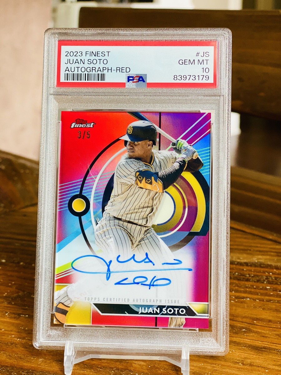 その他 Juan Soto auto psa10 topps 2022 Topps Sterling Swings Auto Relic /25 Auto Juan Soto PSA