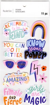 Girls are Magic, scrapbook stickers, 4x7'' - Recollections #665718