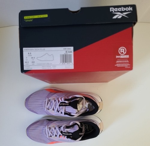 NEW Reebok Women's Energen Tech Running Shoe Purple/black Size 9 1/2 - Picture 8 of 8