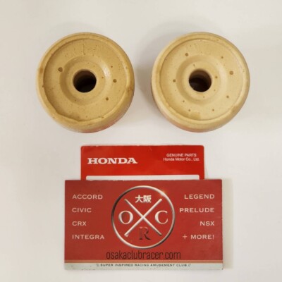 2x Genuine OEM Honda Front Bump Stop Rubber Polyurethane 51722-SS0