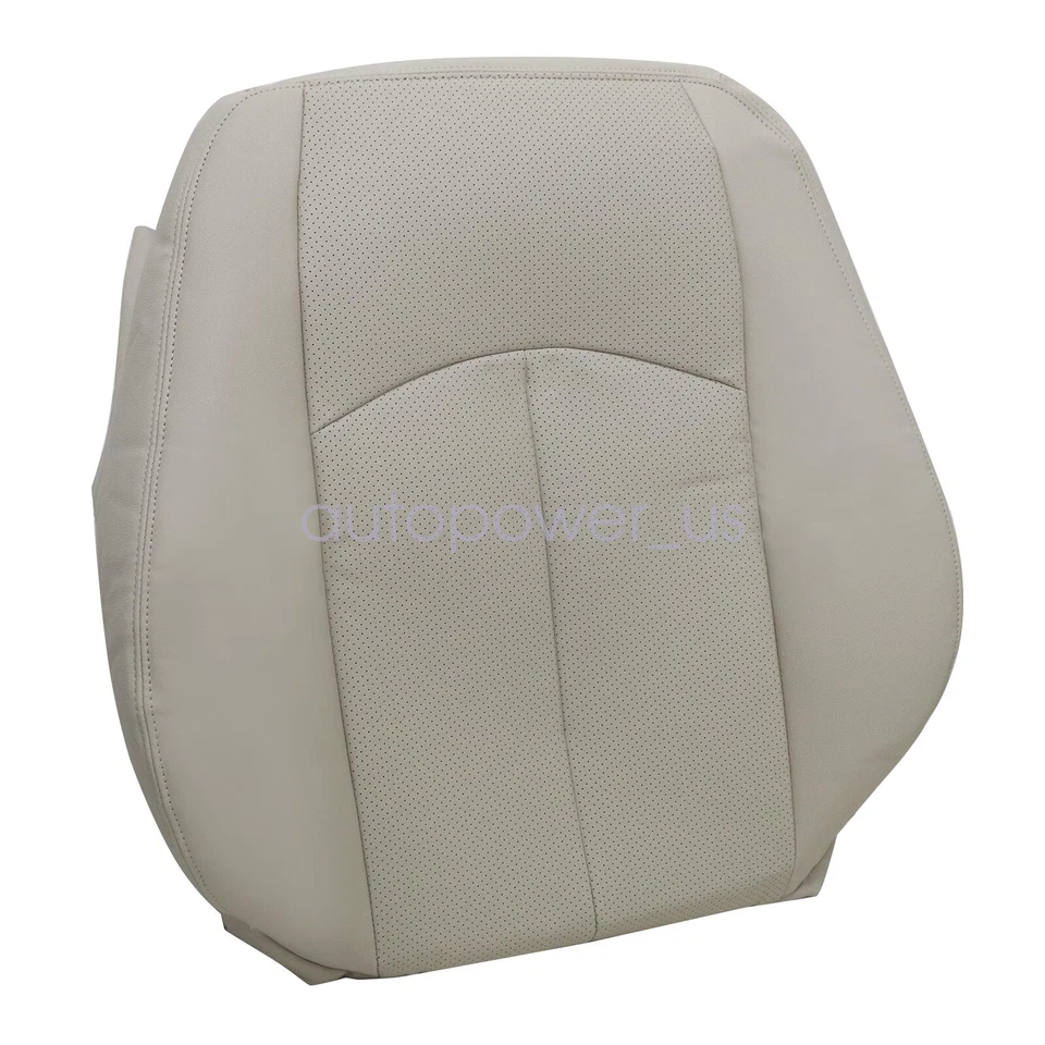 Cubierta de asiento perforada inferior y superior del lado del conductor bronceada para Mercedes Benz E320 2004 Foto 4 de 4