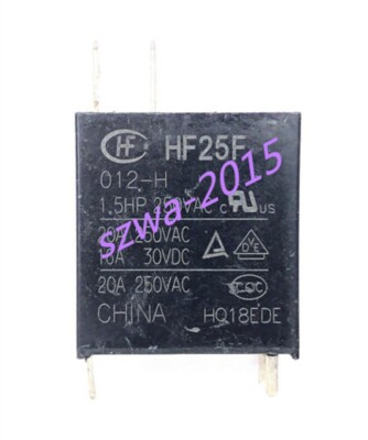 2PCS HF25F-024-H4 24VDC HongFa Power Relay 20A 250VAC 4Pins