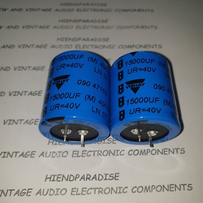BC VISHAY 090 PUL-SI 15000uF 40V LOW ESR LONG LIFE 105C AUDIO CLASS A CAPS!12PCS