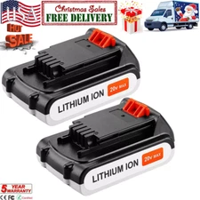 2 Pack 3.8AH 20V MAX For Black & Decker 20Volt Lithium Battery LBXR20 LB2X4020