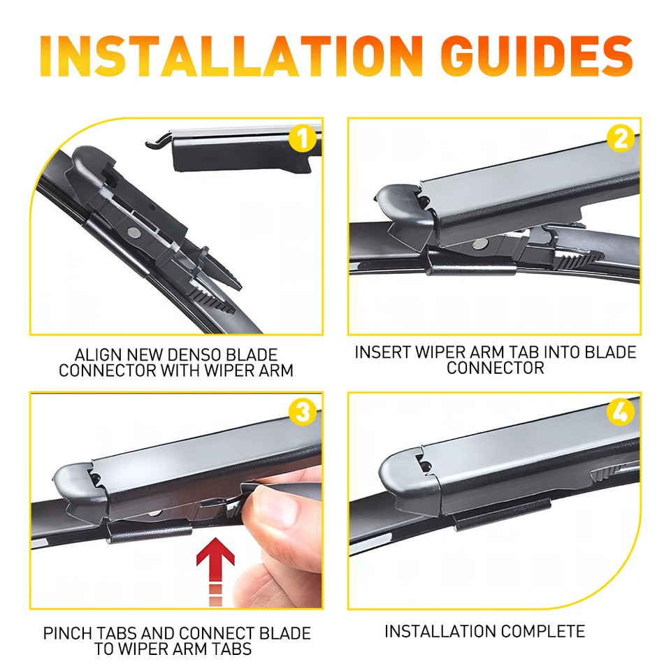 For Vauxhall Zafira 20052014 Front Windscreen Wiper Blades & Rear