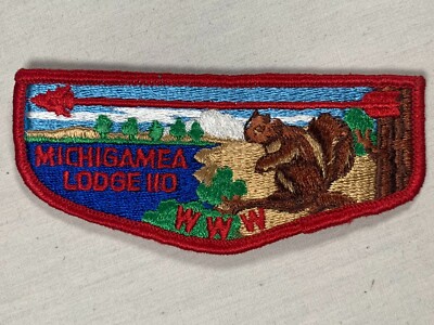 Michigamea OA Lodge 110 cb S1 Flap Boy Scout Patch