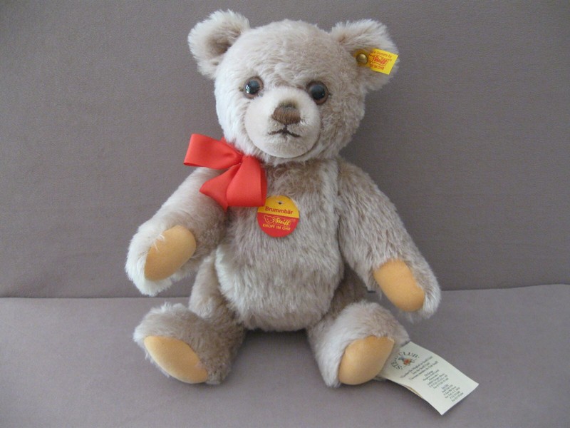 VINTAGE 12" VINTAGE STEIFF TEDDYBEAR "Brummbaer" Growler  NWT Tags 011559 MOHAIR