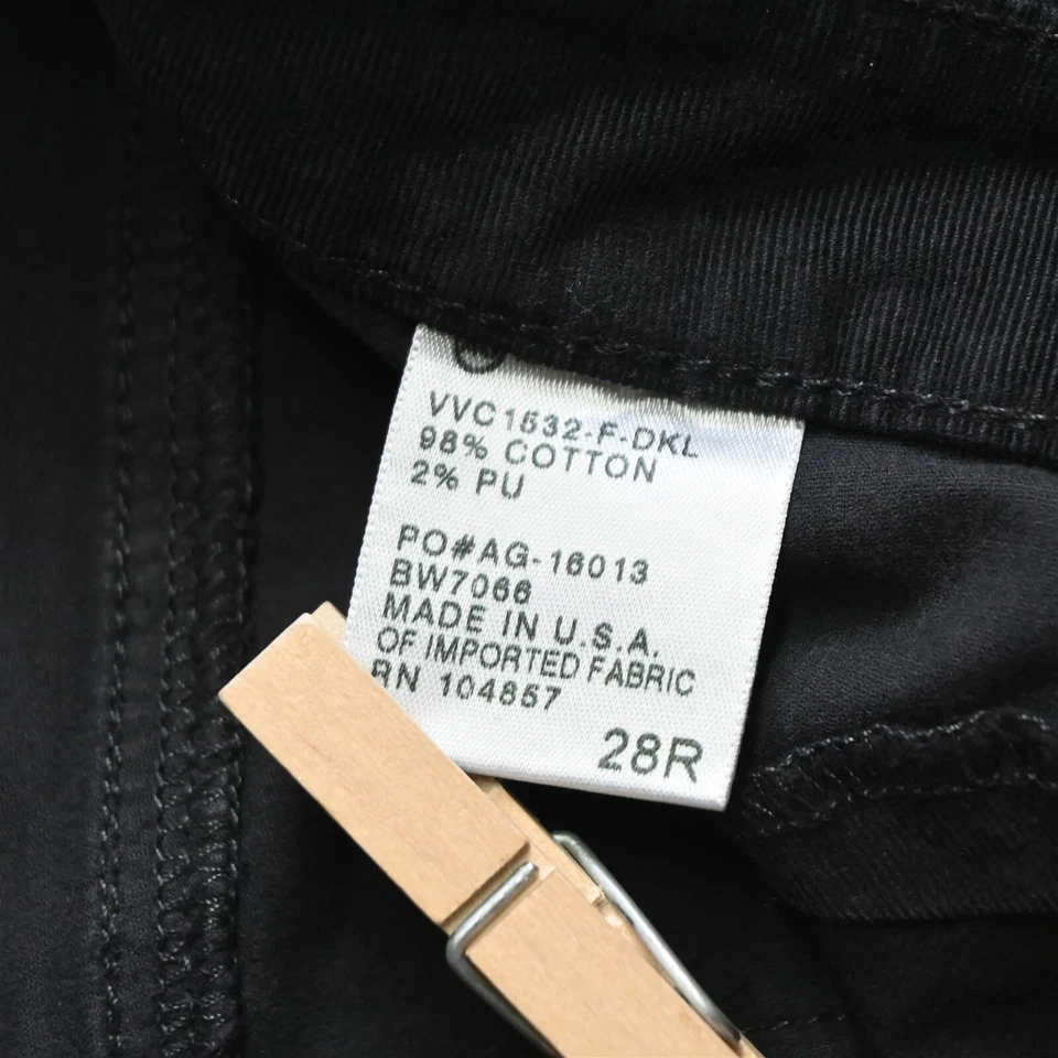 Pantalones para mujer AG Adriano Goldschmied 28 legging súper ajustados gris pana Foto 4 de 4