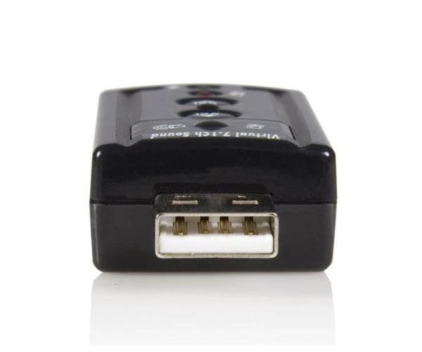 ICUSBAUDIO7 Startech Virtual 7.1 USB Stereo Audio Adaptor External Sound Card - Image 3 of 4