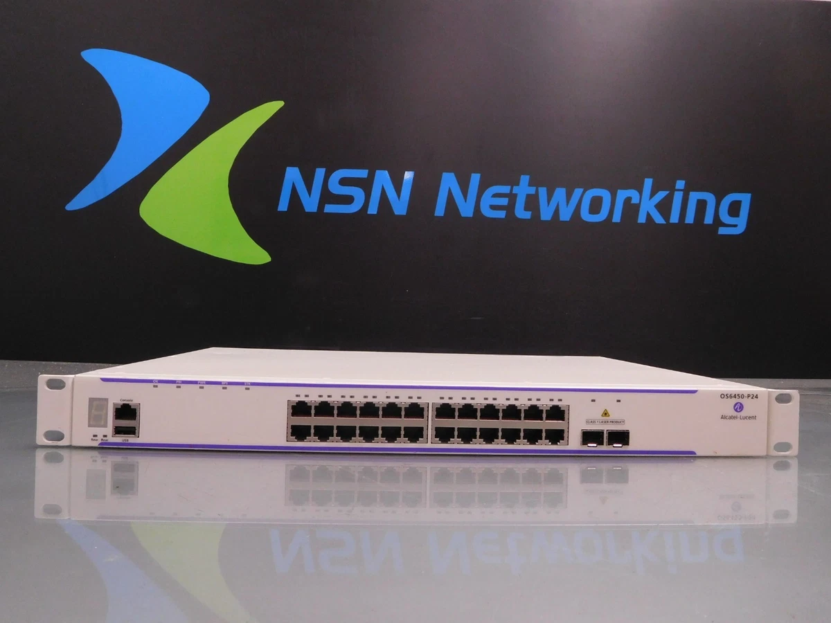 Switch Alcatel-Lucent OmniSwitch OS2220-24 - 24 Ports Gigabit + 2 SFP - Occasion