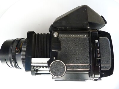 Mamiya RB67 Pro S Camera Sekor C 90mm f3.8 Lens 120 Film Back