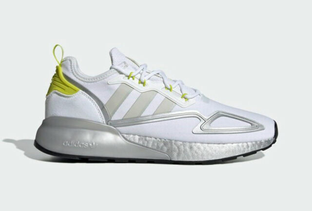 Size 11 - adidas ZX 2K Boost White Silver Metallic 2021 for sale online |  eBay