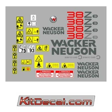 Stickers stickers decals WACKER NEUSON 38 Z 3 complete graphics excavator