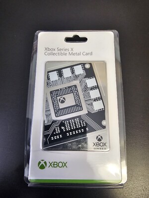 Xbox Series X Collectible Metal Card Unopened Factory for sale