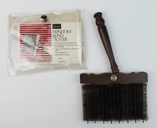 Vintage Sears Roebuck Window blinds duster wooden handle perfect condition