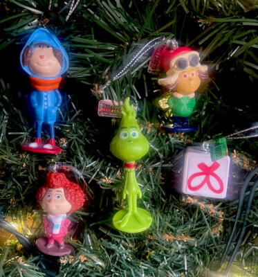 5ct 2024 How The Grinch Stole Christmas Ornaments Axl, Ozzy Groopert, Boy Grinch
