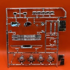 1988 Chevy Truck AMT Monster Chrome Grill Bumper Lights Model Parts 1:25 New 3