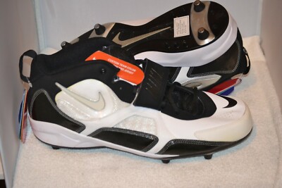 Nike Air Zoom Code D 352634-101 Football Cleats White Black  Men's 16 M16