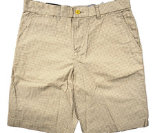 Brand New Tommy Hilfiger Mens birdseye shorts 32 khaki