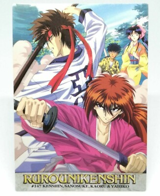 147 Kenshin Sagara Sanosuke, Yahiko Rurouni Kenshin Samurai X Karte DASS Masters