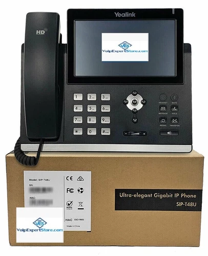 Yealink SIP-T48U Gigabit HD IP Phone - Brand New, 1 Year Warranty Included"