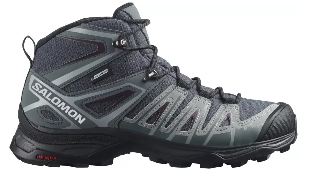 NUOVO! Stivali da trekking Salomon da donna US 7 5 X Ultra Pioneer Mid impermeabili $150