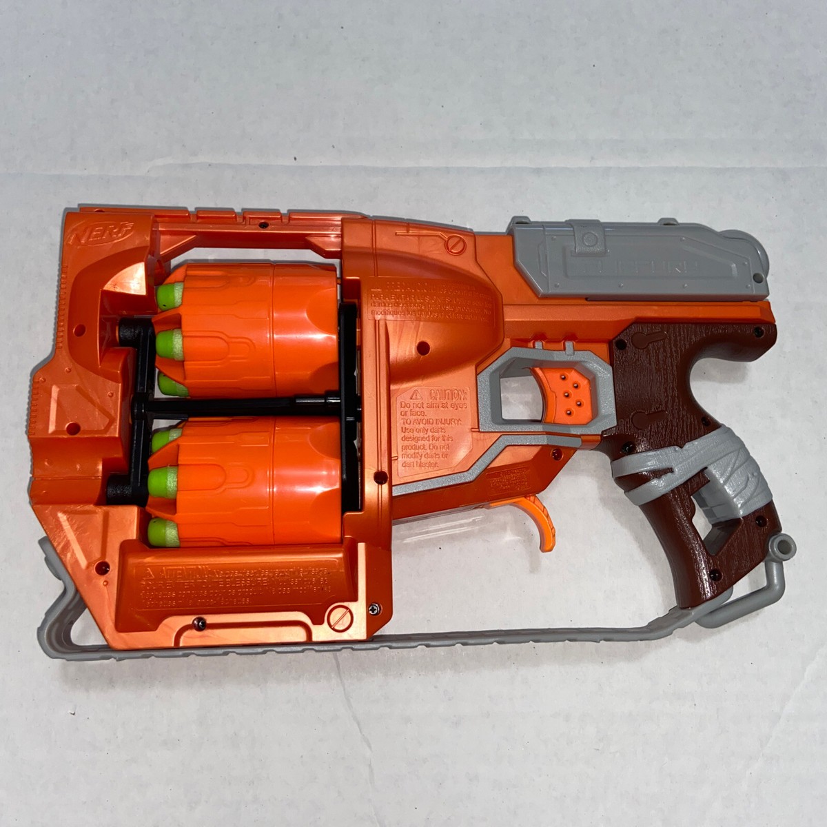 Nerf Zombie Strike FlipFury Flip Fury Blaster Dart With 12 Bullets