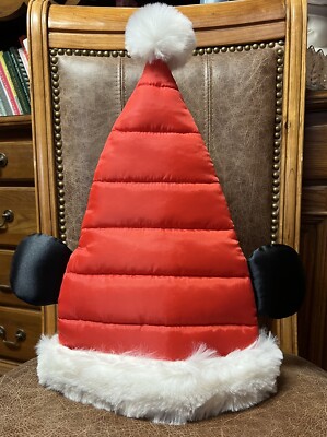 Disney Parks Christmas Mickey Santa Hats Bundle Amazon.com: Disney Christmas Holiday Hat - Mickey Mouse  main image 3