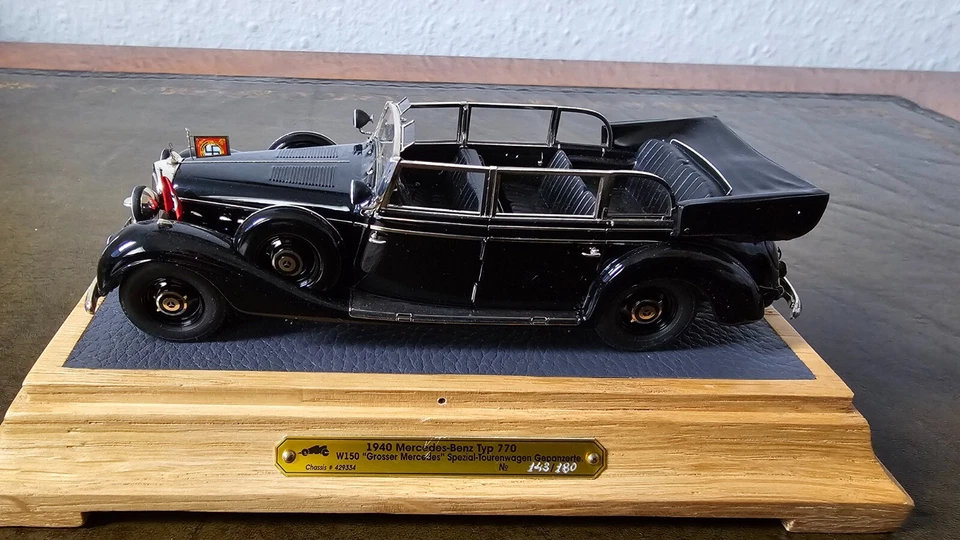 1/43 Mercedes-Benz 770, offen; gepanzert; 1940; EMC-Handarbeitsmodell - Bild 3 von 4