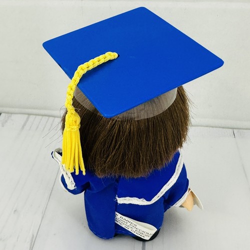 Momenti Preziosi 4" Ciao Bambini Blu Giallo Laurea Ragazzo Capelli Castani Diploma - Foto 4 di 9