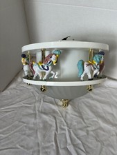 Vintage Minka Carrousel Ceiling Nursery Light