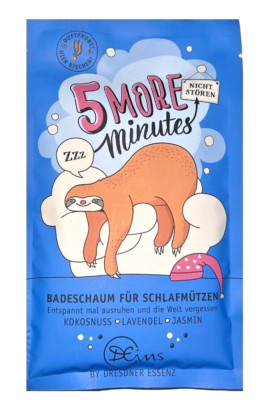 6x DRESDNER ESSENZ Badeschaum  5 more Minutes Wellness Pflegebad 6x 60g