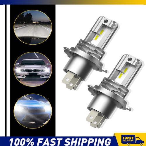 2x AUXITO H4 LED Headlight Bulbs Kit Lamp Car Globes High Low Beam 20000LM White