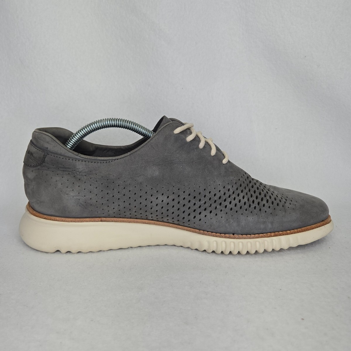 Cole Haan Shoes Mens 11.5 Gray Suede 2.ZeroGrand Laser  display picture 1