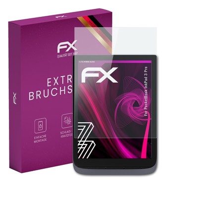 atFoliX Glasfolie für PocketBook InkPad 3 Pro Displayfolie 9H Schutzpanzer