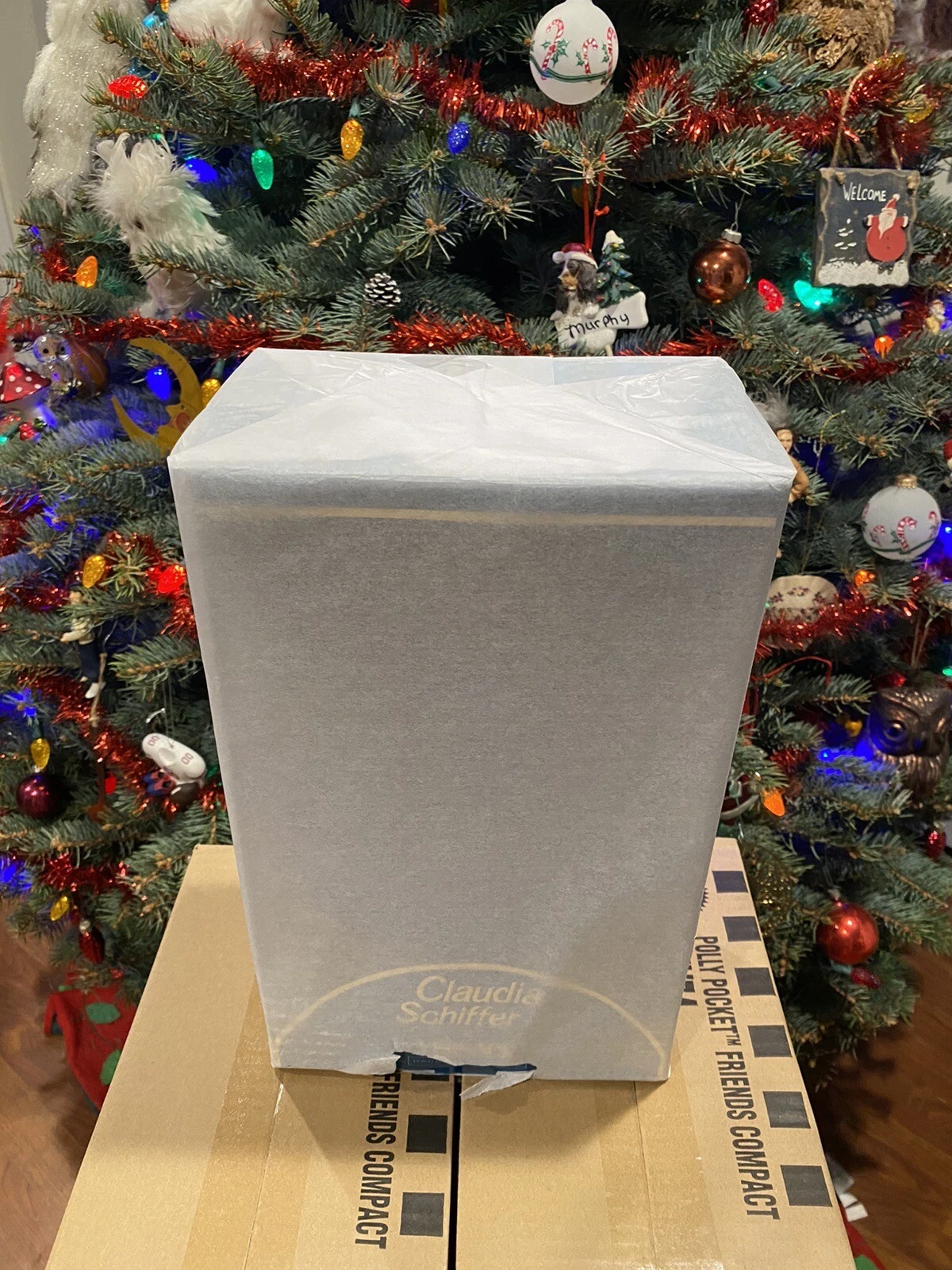 Bambola Barbie Claudia Schiffer in abito Versace etichetta platino limitata a 5000