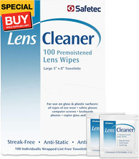 Lens  Eyeglasses Cleaning Wipes, Pre-Moistened Wipes 2 Pack of 100ct Boxes - 2