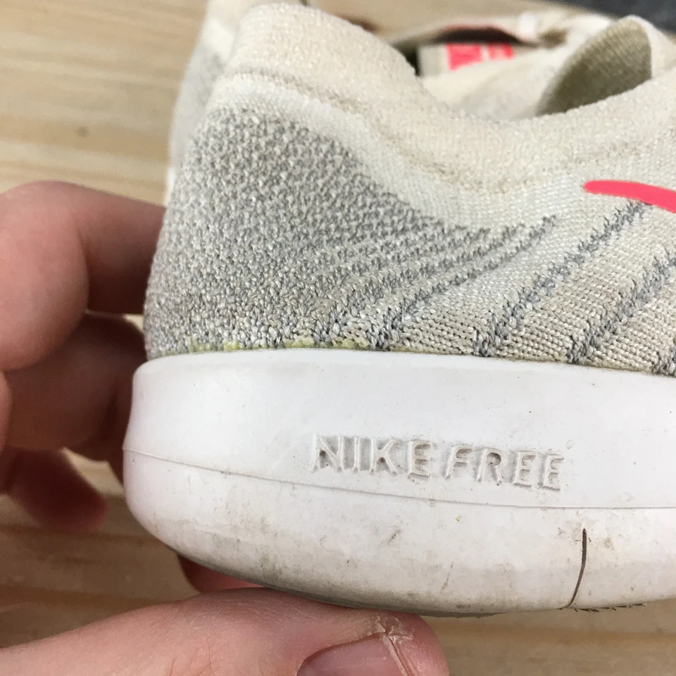 Nike Zapatos Mujer 7 Free TR Flyknit 2 Tenis de Entrenamiento Gris Con Cordones 904658-100 Foto 4 de 4