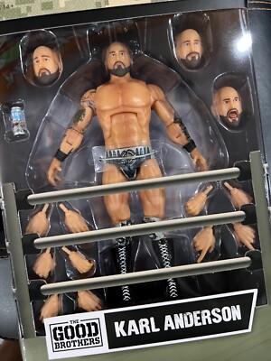 Autographed Karl Anderson Wrestling Ultimates Super7 The Good Brothers New