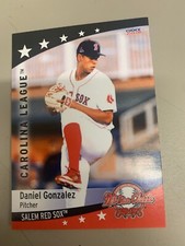 Daniel Gonzalez Card 2018 Carolina League All Star Team Card