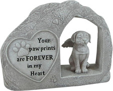 Loving Memory Collection 7" Height Polyresin Memorial Dog Angel Pet Statue Your