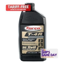 Torco TRCT671044CE, One T-4R Four Stroke Oil 10w 40-1-Liter Bottle Performance