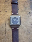 Seiko 5 Automatic 6309 8180 Dark Blue Square TV 36mm Dial Day Date Watch vintage