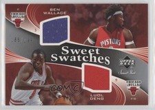 2006 Sweet Shot Swatches Memorabilia /199 Ben Wallace Luol Deng #SSD-WD HOF 0qr0