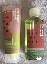 BATH  BODY WORKS WATERMELON LEMONADE BODY WASH  FRAGRANCE MIST SET